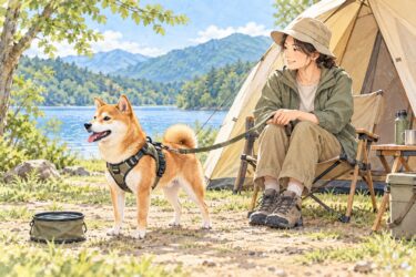 静岡で犬連れキャンプを楽しむには？持ち物・注意点・過ごし方を紹介